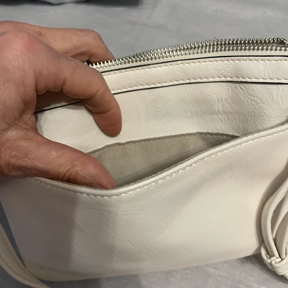 INC International Concepts Elegant White Crossbody Bag - Picture 7 of 11